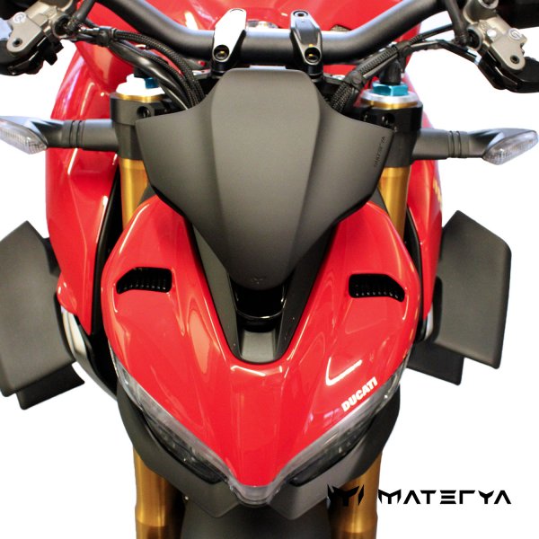 Copertura Cover Cruscotto Nero Opaco Per Ducati Streetfighter V4 2020 2022